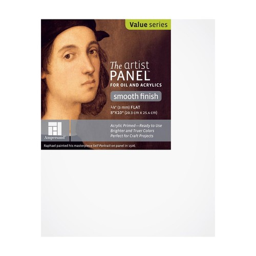 Ampersand primed smooth gesso - primed,
